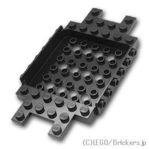 レゴ パーツ ばら売り #3385 ビークルベース 6 x 12 x 1：ブラック | LEGOの部...