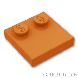 レゴ パーツ ばら売り #33909 タイル 2 x 2 - エッジスタッド：ダークオレンジ | L...