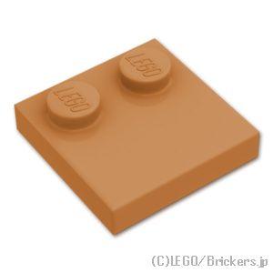 レゴ パーツ ばら売り #33909 タイル 2 x 2 - エッジスタッド：ミディアムヌガー | ...