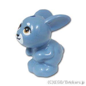 レゴ パーツ ばら売り #34050pb04 ウサギ - フレンズ：サンドブルー | LEGOの部品