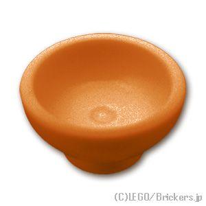 レゴ パーツ ばら売り #34172 調理器具 - ボウル：ダークオレンジ | LEGOの部品