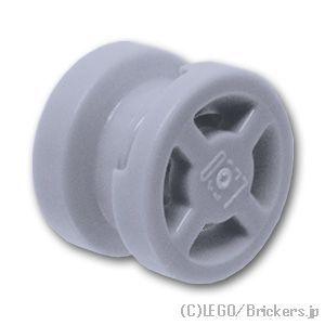 レゴ パーツ ばら売り #34337 ホイール 8mm x 6mm サイドスリット - 小軸穴：グレー | LEGOの部品