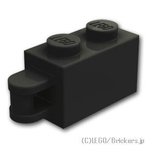 レゴ パーツ ばら売り #34816 ブロック 1 x 2 - 垂直バーハンドル：ブラック | LE...