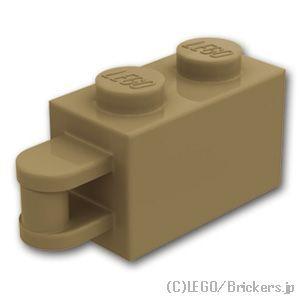 レゴ パーツ ばら売り #34816 ブロック 1 x 2 - 垂直バーハンドル：ダークタン | L...