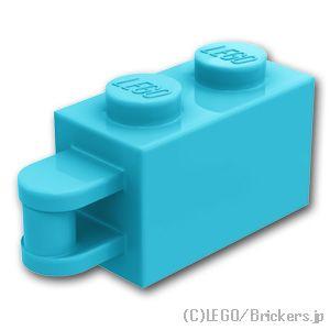 レゴ パーツ ばら売り #34816 ブロック 1 x 2 - 垂直バーハンドル：ミディアムアズール...