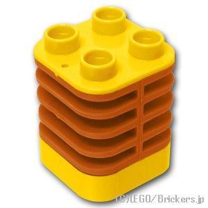 LEGO レゴ パーツ ばら売り #35110pb01 デュプロ ブロック 2 x ダーク 