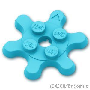 レゴ パーツ ばら売り #35442 プレート ラウンド 2 x 2 - ギア 歯車6歯：ミディアム...