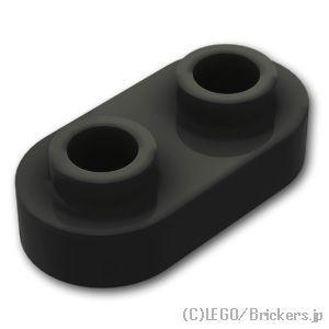 レゴ パーツ ばら売り #35480 プレート ラウンド 1 x 2 - オープンスタッド：ブラック | LEGOの部品