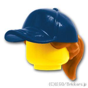 レゴ パーツ ばら売り #35660pb02 ミニフィグ コンボヘア - ポニーテルとベースポールキ...