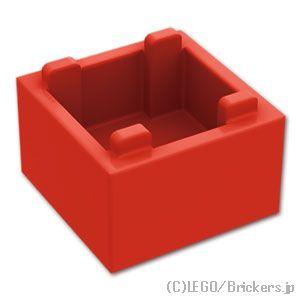 レゴ パーツ ばら売り #35700 コンテナ ボックス - 2 x 2 x 1：レッド | LEG...