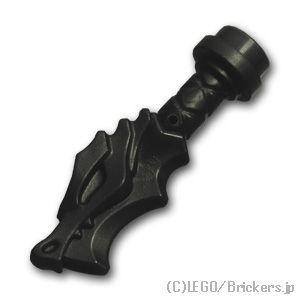 レゴ パーツ ばら売り #36017 剣の柄 ドラゴンヘッド：ブラック | LEGOの部品