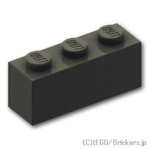 レゴ パーツ ばら売り #3622 ブロック 1 x 3：ブラック | LEGOの部品