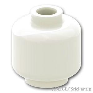 レゴ パーツ ばら売り #3626 ミニフィグ プレーンヘッド：ホワイト | LEGOの部品