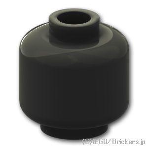 レゴ パーツ ばら売り #3626 ミニフィグ プレーンヘッド：ブラック | LEGOの部品