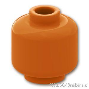 レゴ パーツ ばら売り #3626 ミニフィグ プレーンヘッド：ダークオレンジ | LEGOの部品