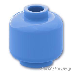 レゴ パーツ ばら売り #3626 ミニフィグ プレーンヘッド：ミディアムブルー | LEGOの部品