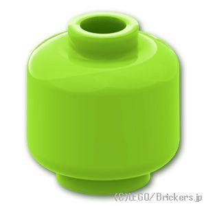 レゴ パーツ ばら売り #3626 ミニフィグ プレーンヘッド：ライム | LEGOの部品