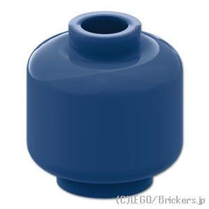 レゴ パーツ ばら売り #3626 ミニフィグ プレーンヘッド：ダークブルー | LEGOの部品