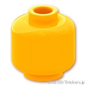 レゴ パーツ ばら売り #3626 ミニフィグ プレーンヘッド：ブライトライトオレンジ | LEGO...