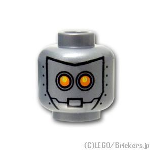 レゴ パーツ ばら売り ミニフィグ ヘッド イエローアイロボット フラットシルバー Lego 部品 3626cpb1502 179 レゴブロック専門店ブリッカーズ 通販 Yahoo ショッピング
