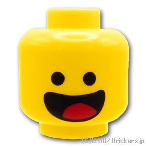レゴ パーツ ばら売り #3626cpb2272 ミニフィグ デュアルヘッド - スマイルのベニー/...
