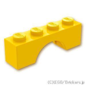 レゴ パーツ ばら売り #3659 アーチ 1 x 4：イエロー | LEGOの部品