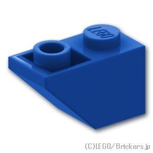 レゴ パーツ ばら売り #3665 スロープ インバート 45° 2 x 1：ブルー | LEGOの...