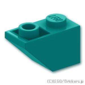レゴ パーツ ばら売り #3665 スロープ インバート 45° 2 x 1：ダークターコイズ | ...
