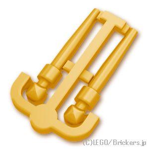 レゴ パーツ ばら売り #36752 魔法の杖(ハリーポッター) 2本セット：パールゴールド | L...