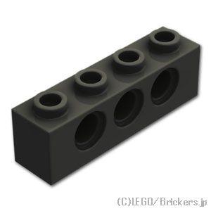 レゴ パーツ ばら売り #3701 テクニック ブロック 1 x 4 - 3ホール：ブラック | L...