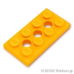 レゴ パーツ ばら売り #3709b テクニック プレート 2 x 4 - 3ホール：ブライトライト...