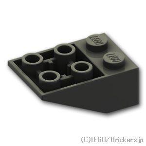 レゴ パーツ ばら売り #3747b スロープ インバート 33° 3 x 2：ブラック | LEGOの部品