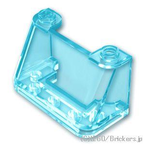レゴ 車 パーツ ばら売り #3823 ウィンドウスクリーン 2 x 4 x 2 ： トランスライト...