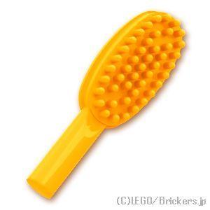 レゴ パーツ ばら売り #3852b ヘアブラシ：ブライトライトオレンジ | LEGOの部品 ミニフ...