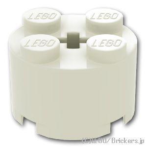 レゴ パーツ ばら売り #3941 ブロック ラウンド 2 x 2：ホワイト | LEGOの部品