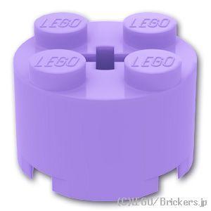 レゴ ブロック パーツ ばら売り #3941 2 x 2 - ラウンド：ラベンダー | LEGOの部...