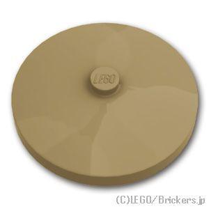 レゴ パーツ ばら売り #3960 ディッシュ 4 x 4：ダークタン | LEGOの部品