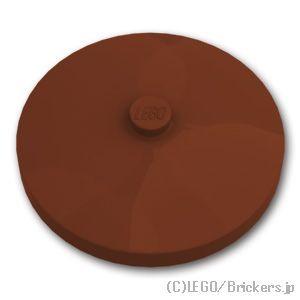 レゴ パーツ ばら売り #3960 ディッシュ 4 x 4：ブラウン | LEGOの部品
