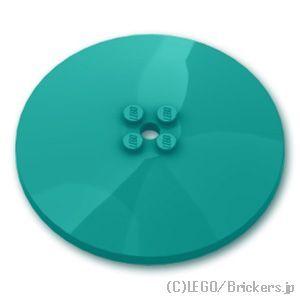 レゴ パーツ ばら売り #3961 ディッシュ 8 x 8：ダークターコイズ | LEGOの部品