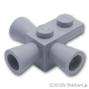 レゴ ブロック パーツ ばら売り #3963 ブロック 1 x 1 - ラウンドスピーカー：グレー | LEGOの部品