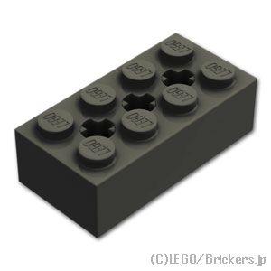レゴ パーツ ばら売り #39789 テクニック ブロック 2 x 4 - 3軸穴：ブラック | L...