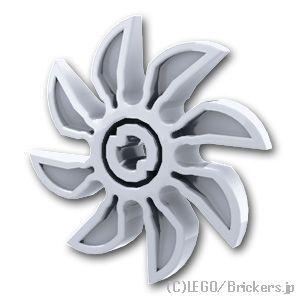 レゴ パーツ ばら売り #41530 プロペラ - 8枚刃 5L：フラットシルバー | LEGOの部...