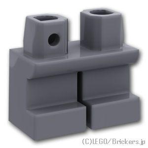 レゴ パーツ ばら売り #41879 ミニフィグ ショートレッグ：ダークグレー | LEGOの部品
