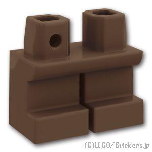 レゴ パーツ ばら売り #41879 ミニフィグ ショートレッグ：ダークブラウン | LEGOの部品