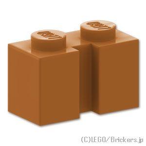 レゴ パーツ ばら売り #4216 ブロック 1 x 2 - 縦溝：ミディアムヌガー | LEGOの...