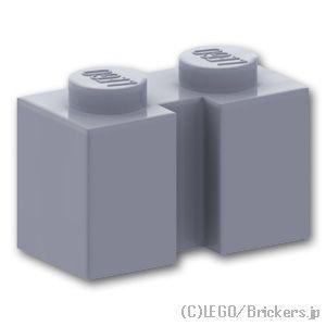 レゴ パーツ ばら売り #4216 ブロック 1 x 2 - 縦溝：グレー | LEGOの部品