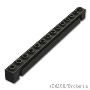 レゴ パーツ ばら売り #4217 ブロック 1 x 14 - 縦溝：ブラック | LEGOの部品