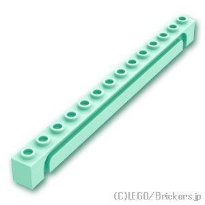 レゴ パーツ ばら売り #4217 ブロック 1 x 14 - 溝つき：ライトアクア | LEGOの...