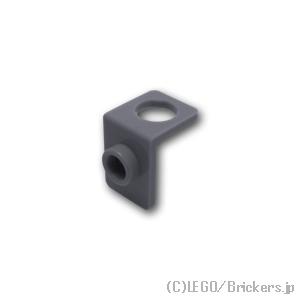 レゴ パーツ ばら売り #42446 ミニフィグ ネック ブラケット- バックスタッド：ダークグレー | LEGOの部品