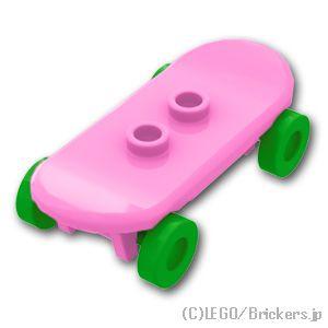 レゴ パーツ ばら売り #42511c06 スケートボード - ブライトグリーンウィール(42511...